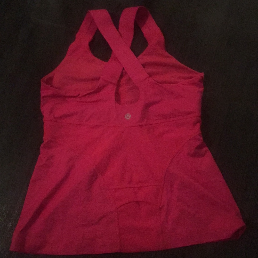 pink lululemon tank